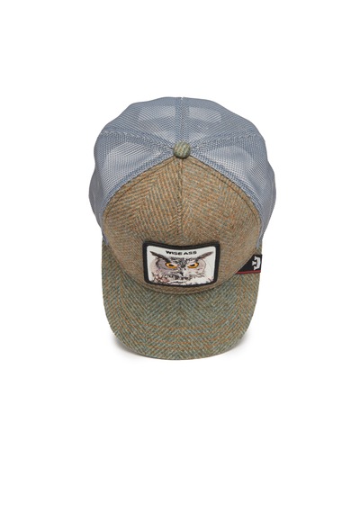 Goorin Bros. Moon Owl Baykuş Figürlü Şapka 101-1485 Yeşil - Gri