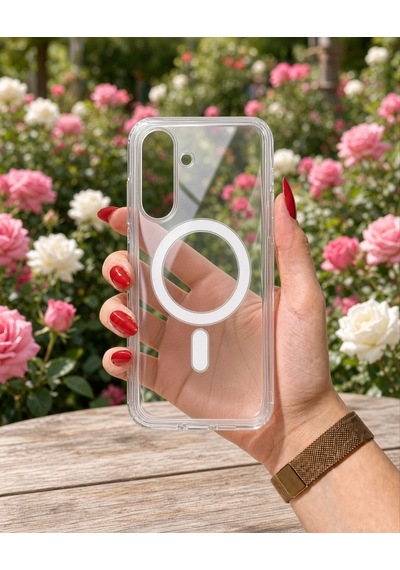 Samsung Uyumlu A 17 Güçlendirilmiş Magsafe Şarj Özellikli Sararmaz Kristal Sert Kapak Kılıf Ve Kırılmaz Ekran Koruyucu Beyaz Şeffaf Samsung Uyumlu A 17 Güçlendirilmiş Magsafe Şarj Özellikli Sararmaz Kristal Sert Kapak Kılıf Ve Kırılmaz Ekran Koruyucu Beyaz Şeffaf