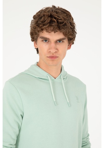U.s. Polo Assn. Erkek Su Yeşili Sweatshirt 50295167-vr048 Su Yeşili