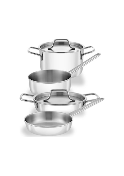 Hascevher Mini Chef Çelik Oyuncak 6 Pcs Tencere Seti
