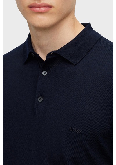 Boss Erkek Polo Yaka Kazak 50476357 404 Lacivert