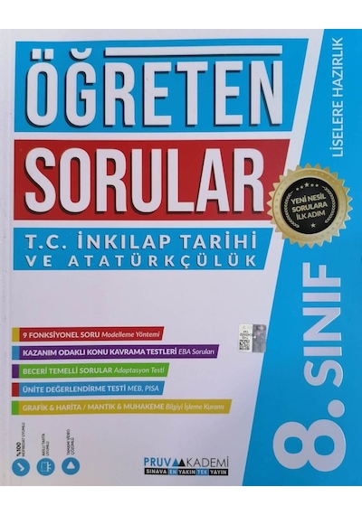 Pruva 8. Sınıf LGS Öğreten Sorular İnkılap Tarihi