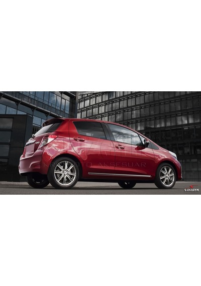 S-dizayn Toyota Yaris Kapı Koruma Çıtası Krom 2011-2017