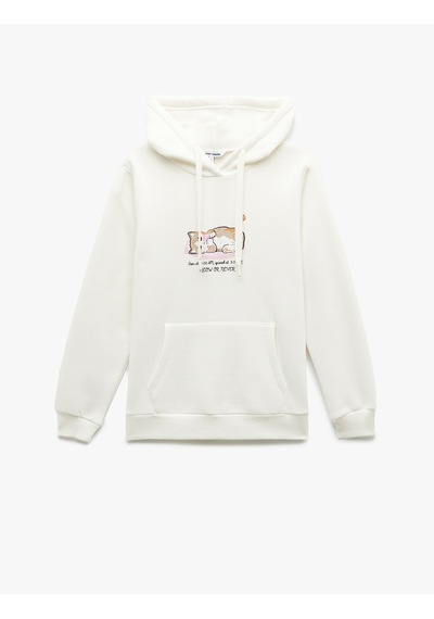 Koton Üç İplik Şardonlu Kanguru Cep Detaylı Kedi Baskılı Kapüşonlu Sweatshirt Ekru 6wal10147ık Ekru Koton Üç İplik Şardonlu Kanguru Cep Detaylı Kedi Baskılı Kapüşonlu Sweatshirt Ekru 6wal10147ık Ekru