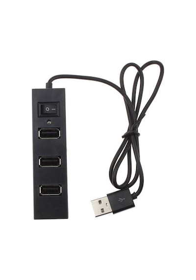 4 Port Usb Hub Usb 2.0 Çoklayıcı Switch On / Off Anahtar