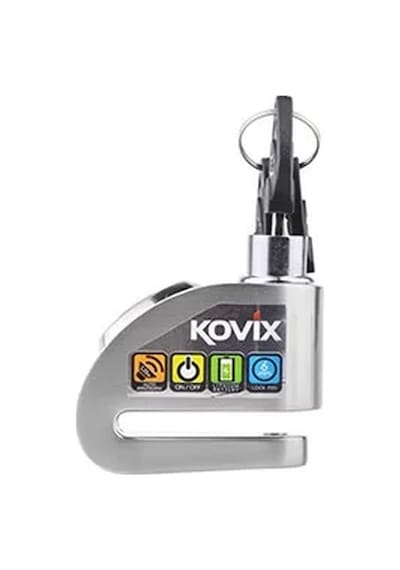 Kovıx Kd6-bm Alarmlı Disk Gri Kilit