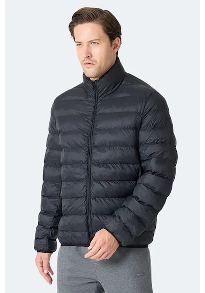 Slazenger Braum Erkek Puffer Şişme Mont Siyah