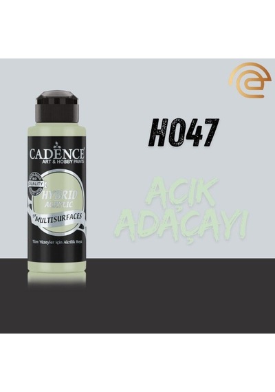 Cadence Hybrid Multisurface Akrilik Boya 120 Ml H047 Açık Adaçayı