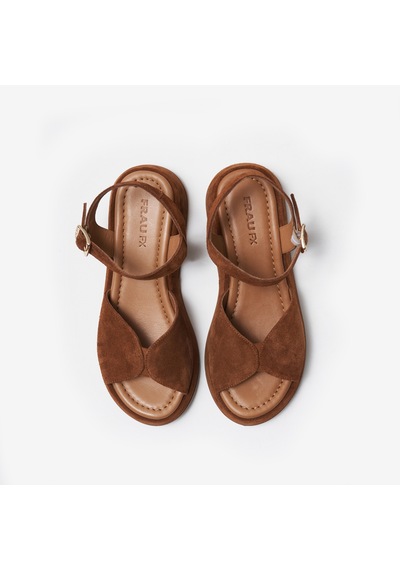 Bruciato Sandalet Kadın 04b2 Frau Suede Platform Sandals