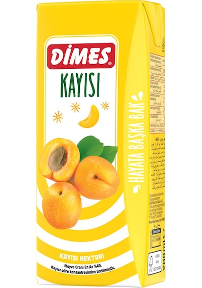Dimes Kayısı Nektarı 200 Ml X 27 Adet
