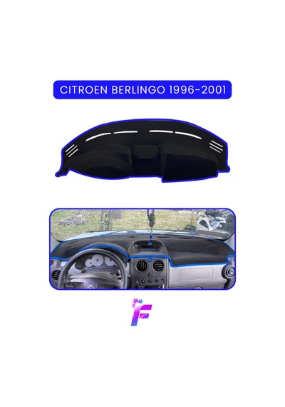 Cıtroen Berlingo 1996-2001 Uyumlu Torpido Örtüsü Çatlama Ve Isıya Karşı Tam Koruma Ta41 Torpido Halısı