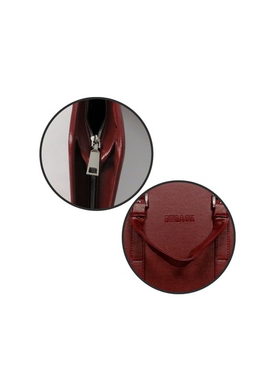 : Deri Proje Çantası : 40 Cm X 55 Cm : Bordo