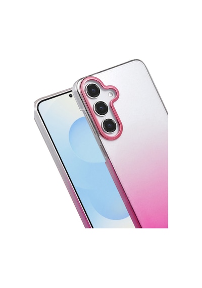Galaxy Uyumlu A35 5g Glossy Kapak - Mavi Çok Renkli