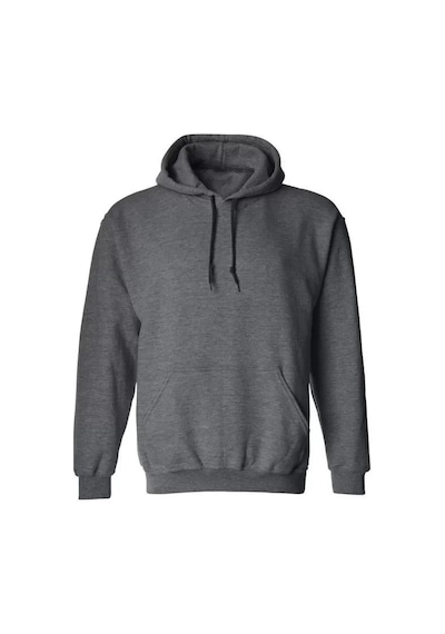Etiler Collection Erkek Uzun Kol Kapşonlu Basic Sweatshirt Hoodie - Füme