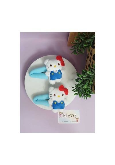Peluş Figürlü Çıt Çıt Toka 10 Cm 1 Adet Çok Renkli