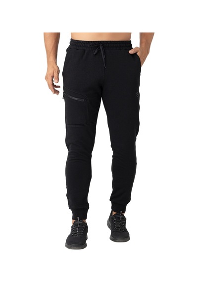 Crozwise Erkek Eşofman Altı Üç İplik Darpaça Pant Pant 2249 Siyah