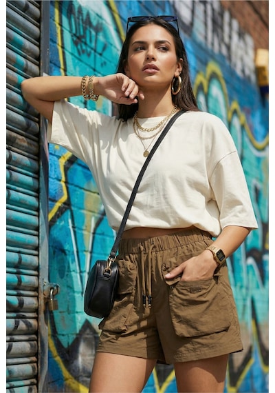 Fashion Cocktail Fonksiyonel Önden Çift Cepli Sokak Stili Belden Lastikli Yumuşak Dokulu Spor Bağlamalı Şort Haki Fashion Cocktail Fonksiyonel Önden Çift Cepli Sokak Stili Belden Lastikli Yumuşak Dokulu Spor Bağlamalı Şort Haki