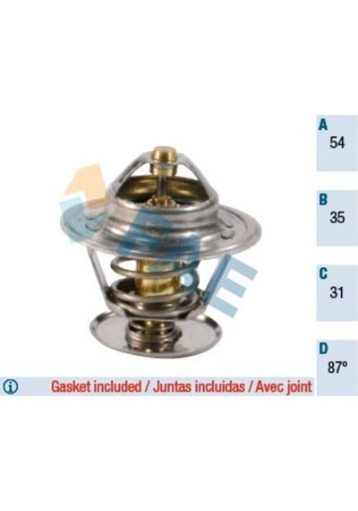 Fae 5307087 Termostat Gövdesi 87 C O-ringli A3.a4.a6.bo.cad.go.je.leo.pa.po.poc.tol.tr 037121113