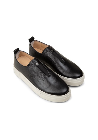 Deery Kadın Hakiki Deri Siyah Sneaker Ayakkabı - R2233zsyhc02