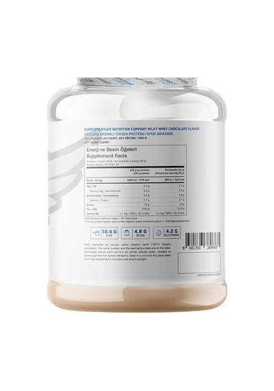 Supplementler Milky Whey Protein 1000 Gr - Çikolata çikolata