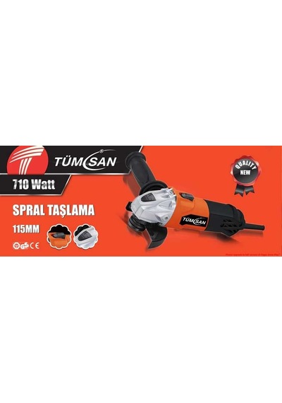 Tümsan Güçlü Avuç Taşlama 115Mm 710 Watt