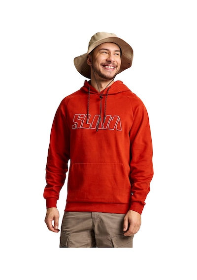 Slam Slam Logo Hoodıe Erkek Sweatshırt W37 Kiremit