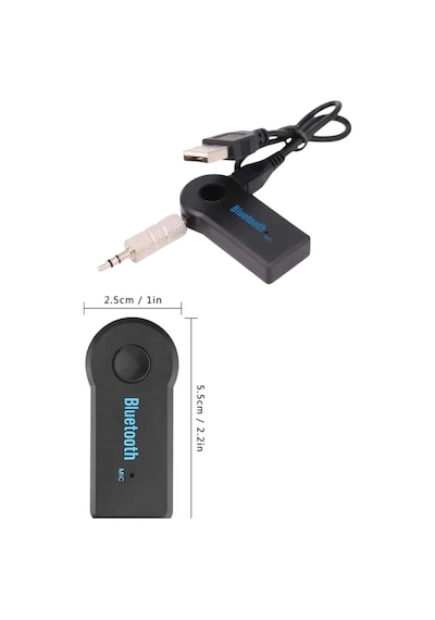 Cn Bluetooth Araç Kiti Aux Çıkışlı Telefon Müzik Alıcı Tüm Cihazlara Uyumlu