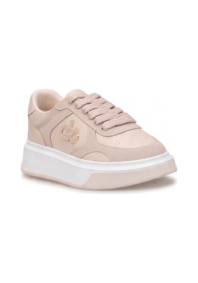 Ayakkabı Fuarı Elit Kcm235 Kadın Klasik Sneaker Bej