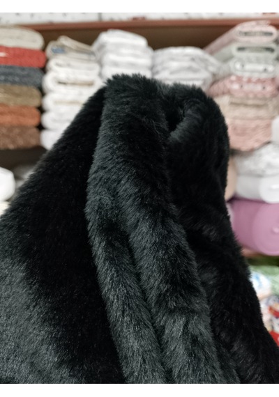 Toskana Peluş Kumaş Siyah