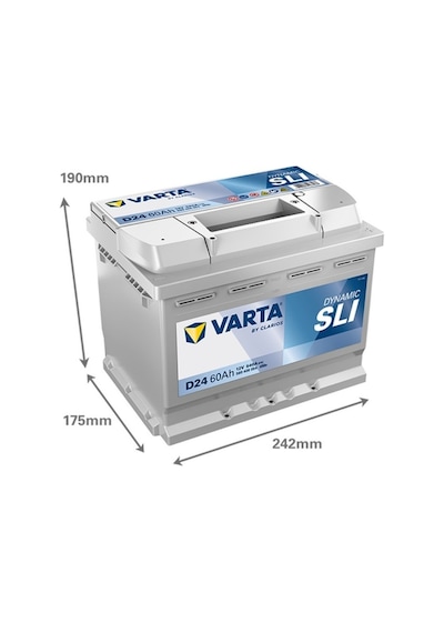 Varta D24 12V 60 Ah Akü