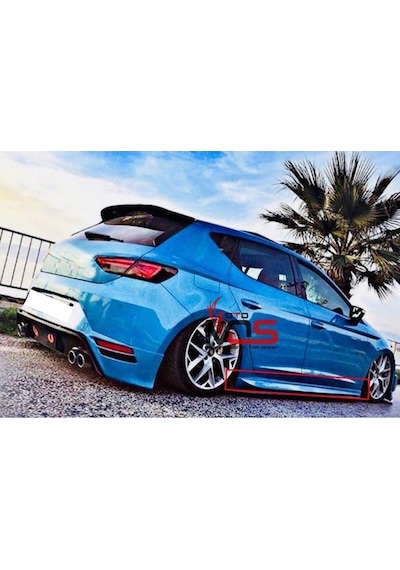 Seat Leon 3 V 3.5 Aero Uyumlu Marşpiyel Sağ Sol Takım Fiberglass Boyasız