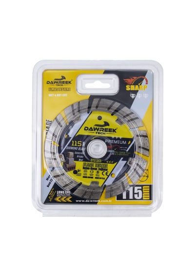 Dawreek Dt013cd 115mm Premium Segmentli Elmas Testere Beton-duvar-tuğla