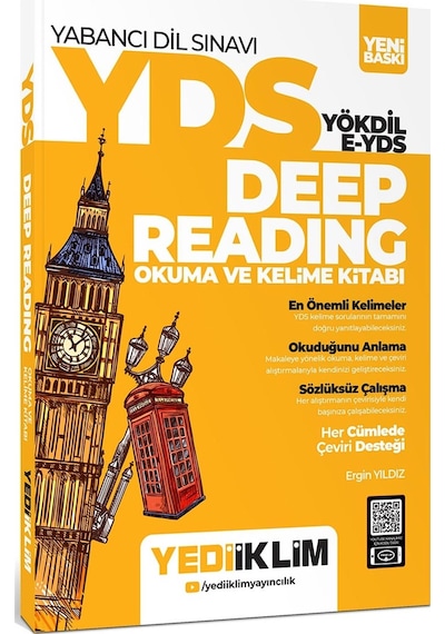 Yediiklim Yayınları Yds Yökdil Deep Reading Okuma Ve Kelime Kitabı