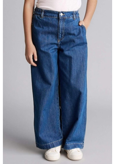Defacto Wıde Leg Jean Pantolon Kız Çocuk G0304a826smnm28 Mavi-nm28