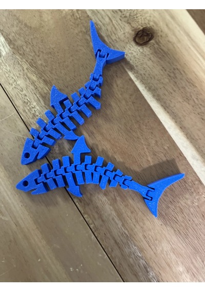 12cm Minik Hareketli Kaplan Köpek Balığı Pla Doğal Malzeme Mavi Balık