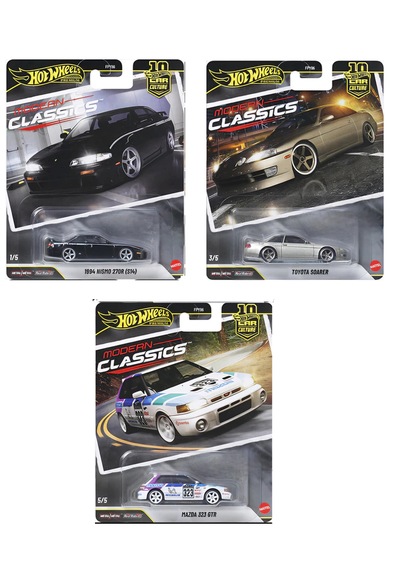 Hot Wheels Premium Modern Classic 3 Lü Set Nissan Toyota Mazda