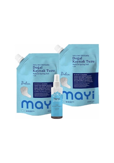 Mayi Tuz Avantaj Paketi2 Kg Ince Tuz 2+ Sıvı Tuz