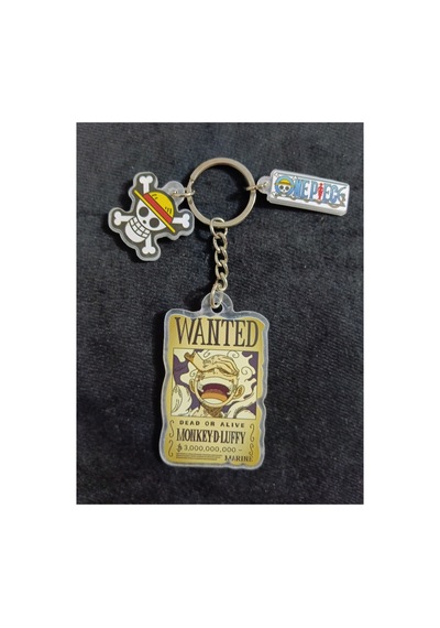 Owl Bag One Piece Wanted Serisi Luffy Gear 5 Desenli Acrylic Anahtarlık Çanta Süsü Mıx