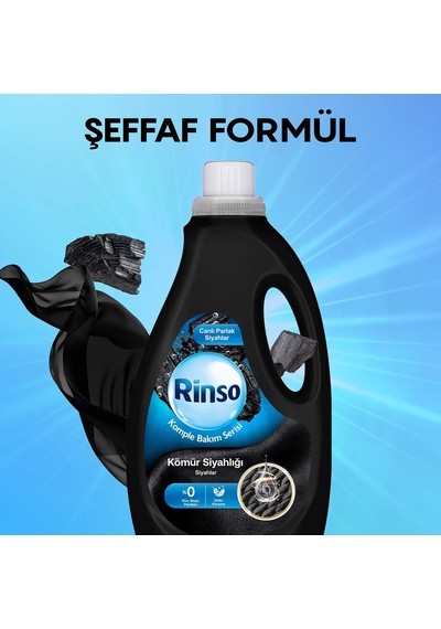Sıvı Çamaşır Deterjanı Komple Bakım Serisi Kömür Siyahlığı Siyahlar 2.5 L