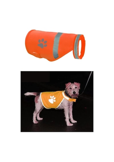 Ers Gece Görüşlü Reflektör Kumaşlı Cırt Cırtlı Köpek Yeleği Medium