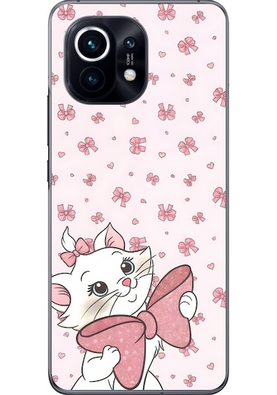 Xiaomi Mi 11 Uyumlu Şeffaf Kılıf Minies 5 Tasarımlı