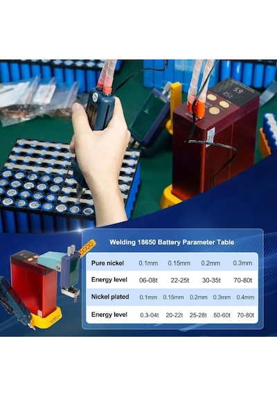 Glitter 801d Pil Punta Kaynak Makinesi 12kw Kapasitör Enerji Depolama