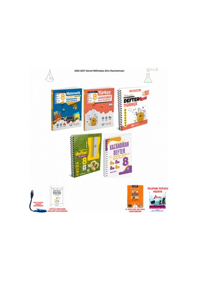 Çanta 8. Sınıf Lgs Tüm Dersler 160 5 Kitap Seti