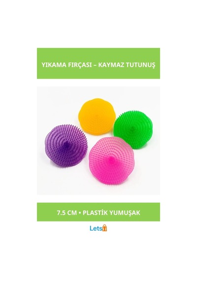 Kaymaz Parmak Yüzük Girişi İle Yumuşak Plastik Kedi Köpek Yıkama Fırçası