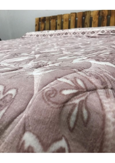 Sarar Çift Kişilik Battaniye 4 Kg Çantali Mürdüm
