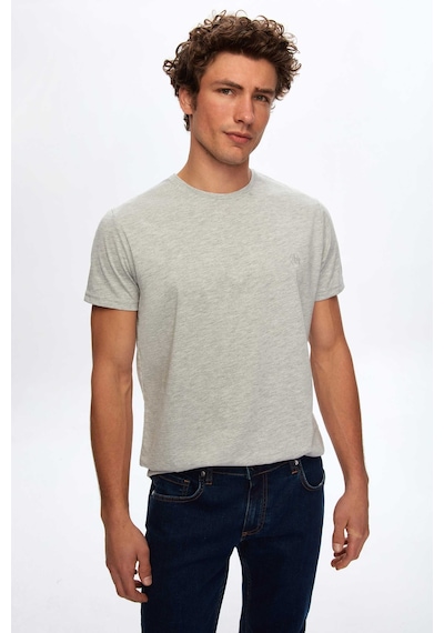 D's Damat Ds Damat Regular Fit Gri Düz T-shirt 2hc140632006m Gri