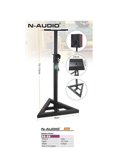 N-Audio Ss-29 Studyo Monıtor Sehpası Çift.