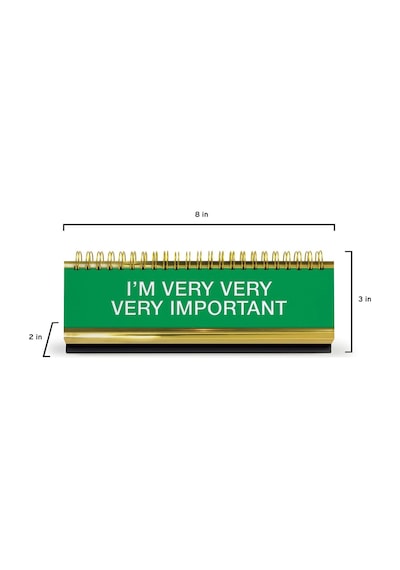 Genuine Fred Daily Masa Plaketi Masaüstü Flip Book, Çeşitli Diğer