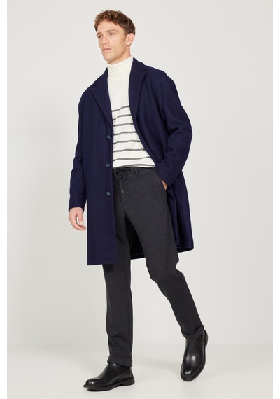 Ac&Co / Altınyıldız Classics Erkek Lacı Oversize Bol Kesim Mono Yaka Yünlü Kaşe Palto Lacivert Ac&Co / Altınyıldız Classics Erkek Lacı Oversize Bol Kesim Mono Yaka Yünlü Kaşe Palto Lacivert
