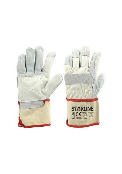 1 Çift Deri Eldiven Starline E-1203 3123x No:10 Xl